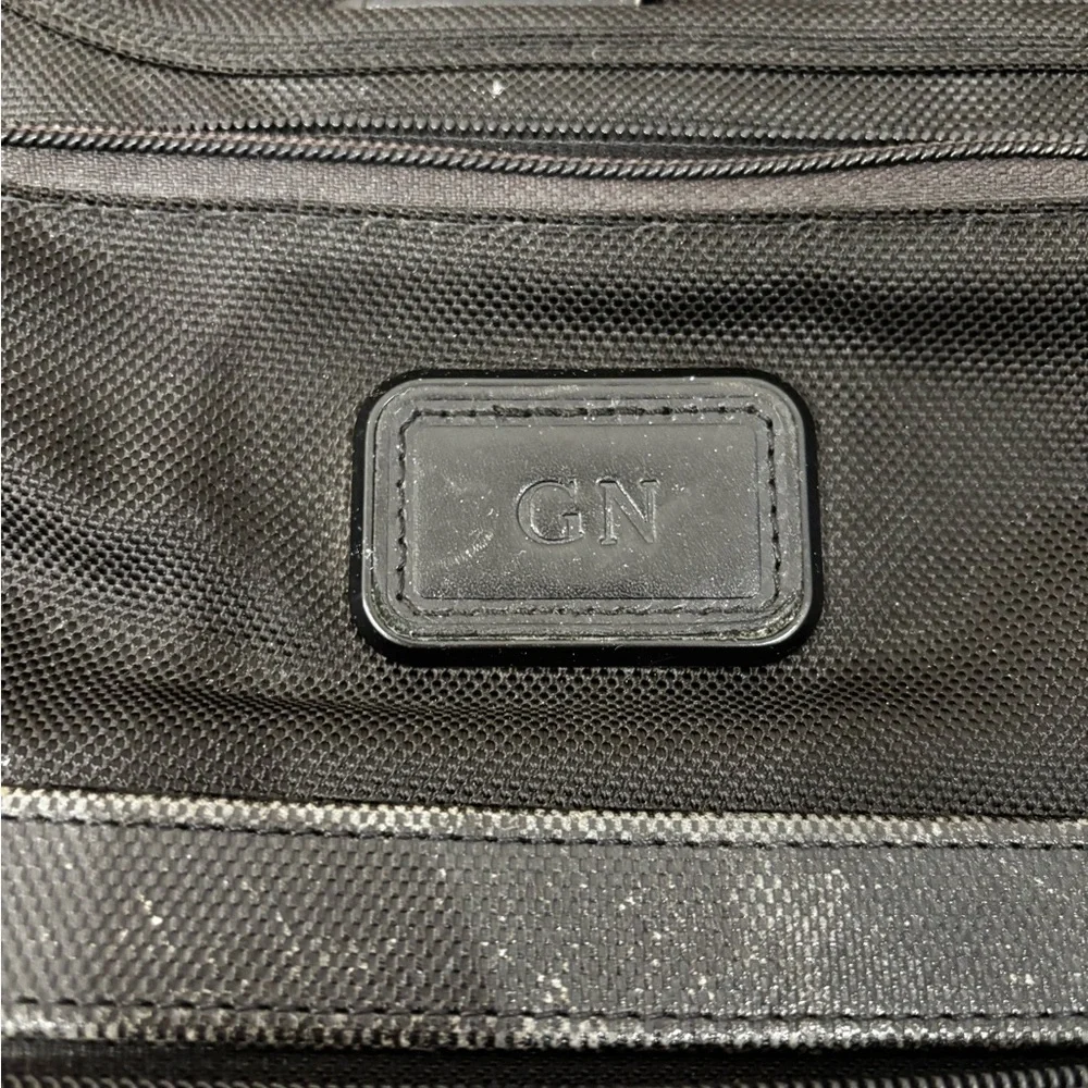 Tumi Alpha Large 17” Black Men's Briefcase with Shoulder Strap